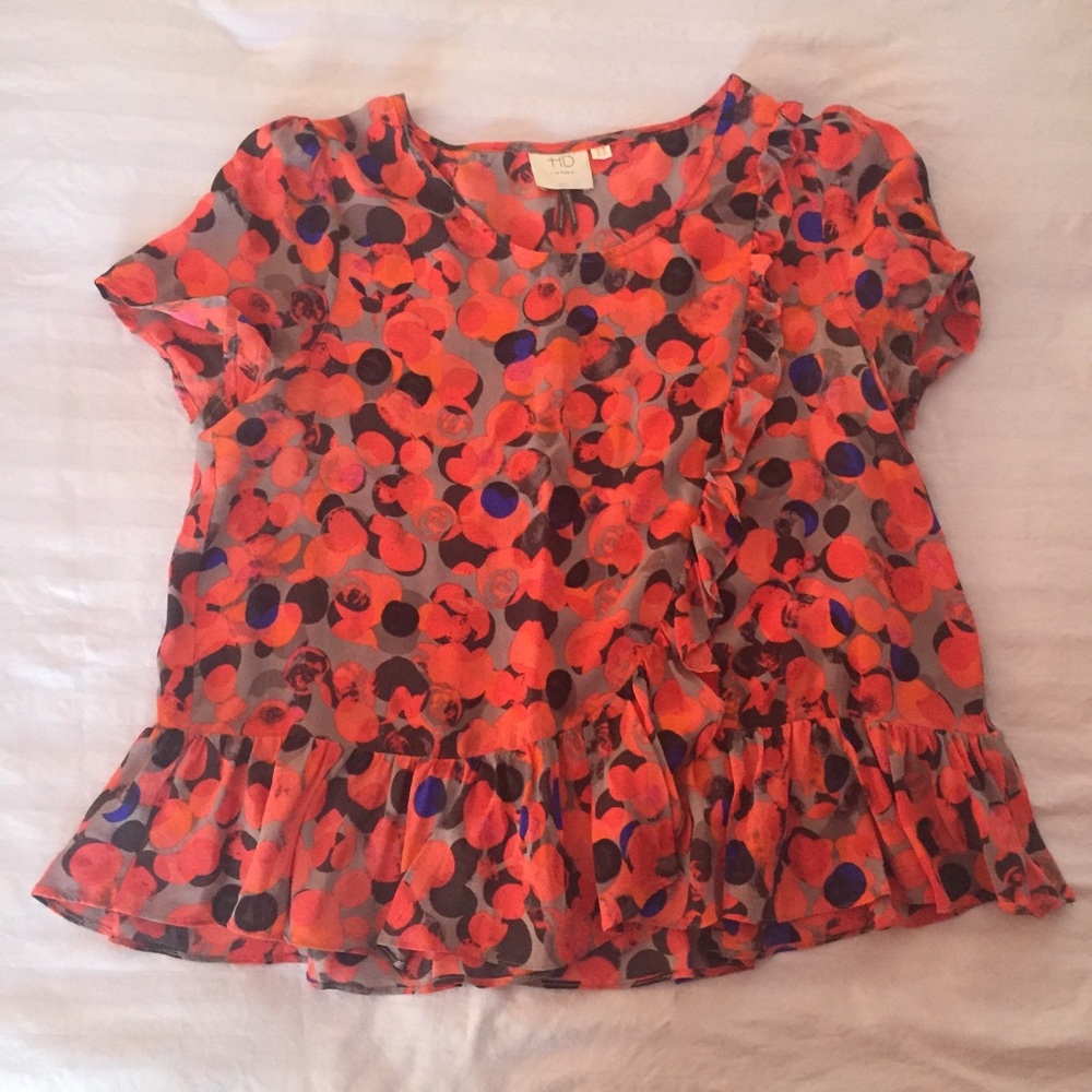 cute flowy short-sleeve blouse